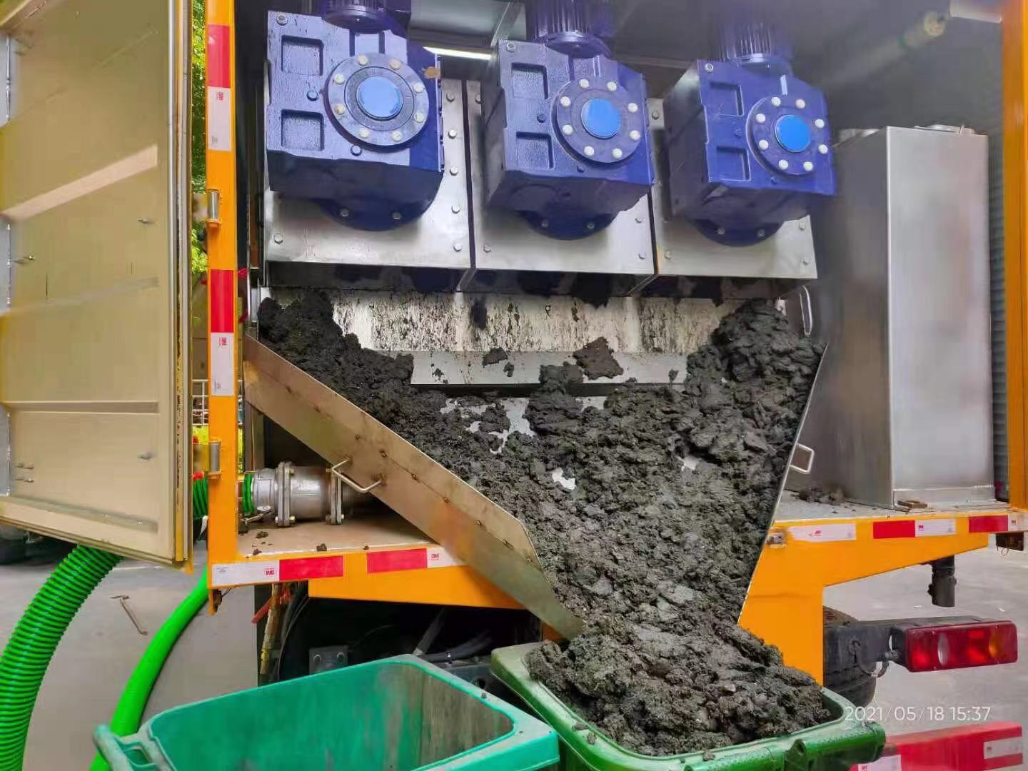 双湖化粪池清掏城市维护站-泥浆净化干湿分离处理